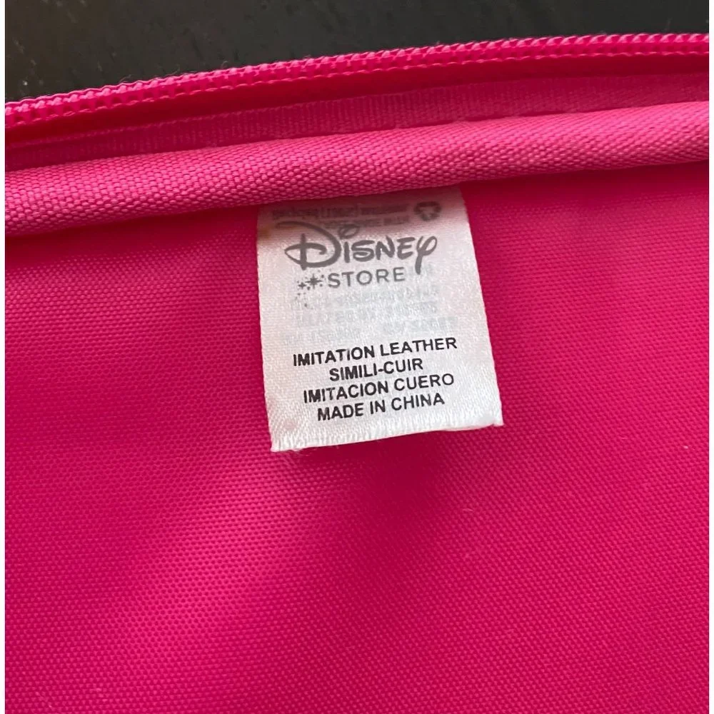 Disney Store 11 Princess Rolling Luggage Kids Pink Travel Suitcase 16 x 14.5 x 7 - Picture 6 of 16